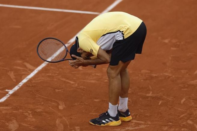 塞伦多罗只差一点就要拿下比赛。（美联社）