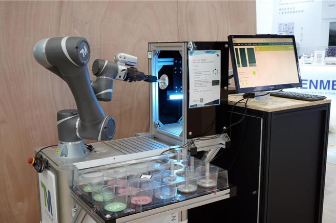 罗升AI＋瑕疵检测应用。图／罗升提供