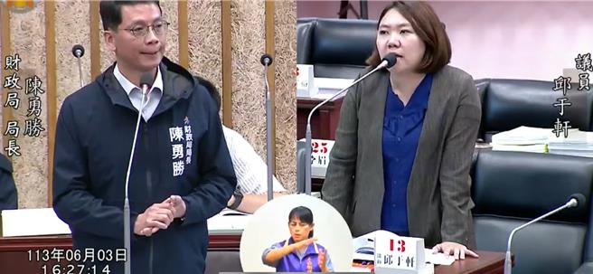 国民党高市议员邱于轩指出，很多天团来高雄演出造就现在最夯的演唱会经济，可是高市府招商工具居然是「零场租！零抽成！」，现在连娱乐税都缴一半就好。（柯宗纬翻摄）