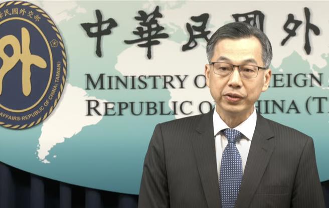 外交部非政府組織國際事務會執行長陳剛毅。（摘自外交部直播）