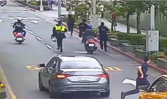 機車「未裝後照鏡」遭警盤查 越南逃逸移工趁隙反抗遭壓制