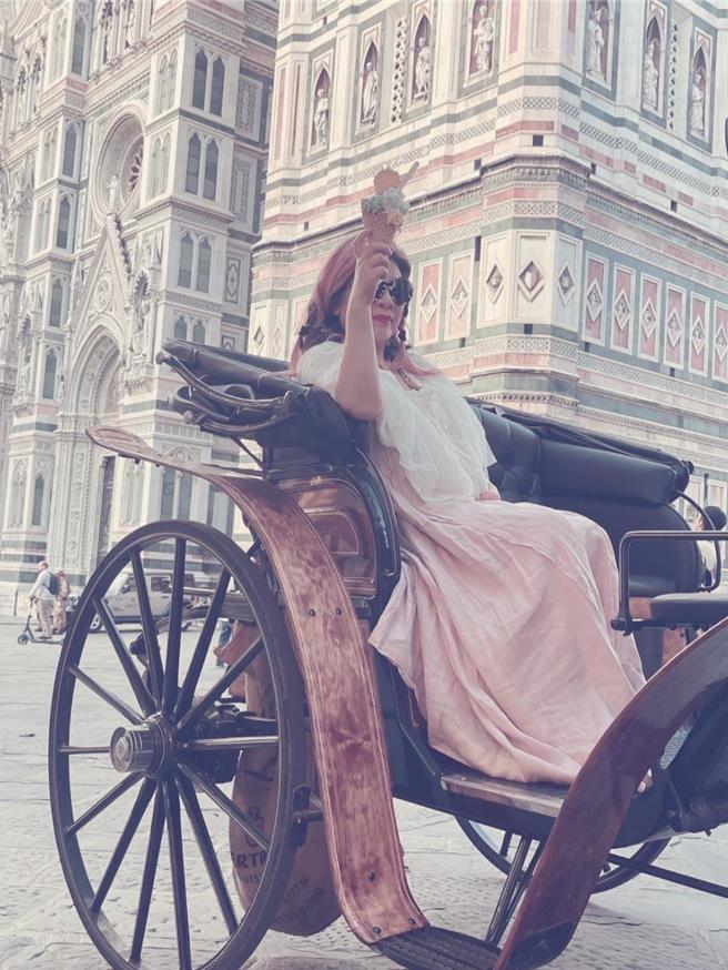 陈文茜独自前往义大利旅游。（Yahoo TV《茜问》提供）