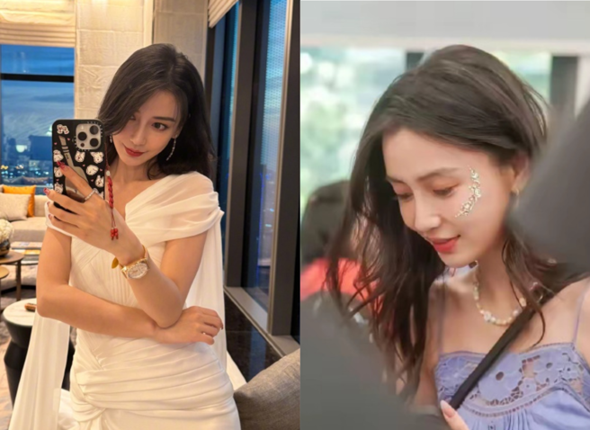 Angelababy与黄晓明离婚后，儿子小海绵由两人共同扶养。（图／翻摄自微博）