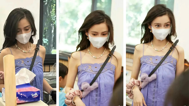 不过Angelababy的穿着却引发讨论。（图／翻摄自微博）