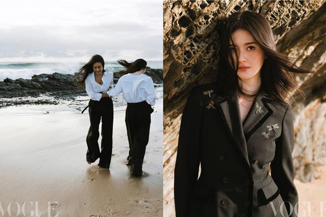 孫芸芸和女兒Trinity（右）宛如姊妹。（VOGUE雜誌提供）