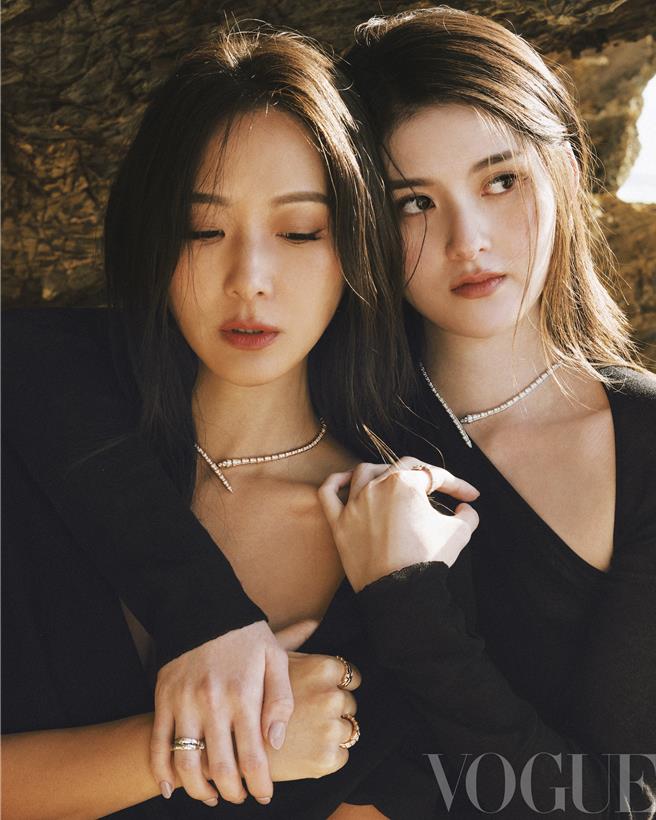 孫芸芸和女兒Trinity的母女關係如雙生火焰般的存在。（VOGUE雜誌提供）