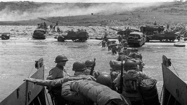 1944年6月6日的诺曼第登陆，是人类歷史最大的登陆战。(图/美国国会图书馆)