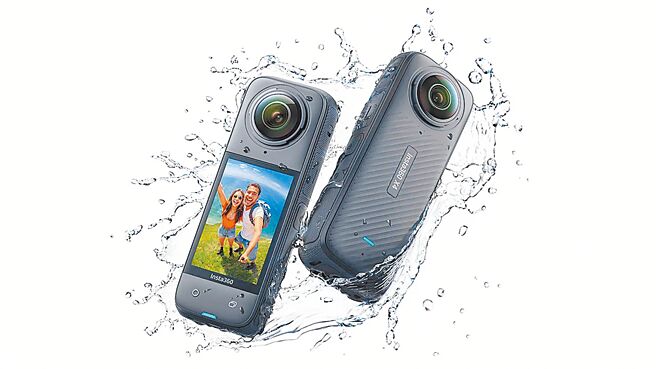 新光三越会员扣18万8990点，兑换法雅客Insta360 X4 8K全景运动相机，价值1万8899元。（新光三越提供）