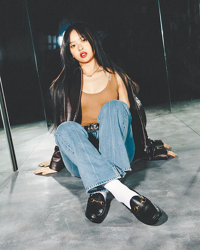 NewJeans Hanni为GUCCI拍摄全新形象广告。（GUCCI提供）