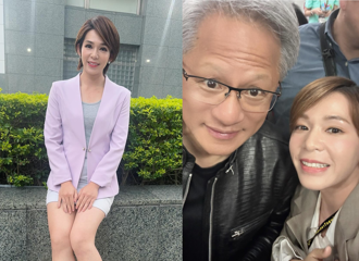 黃仁勳遭粉絲包圍「廁所在眼前卻不能上」女主播搶合照成功