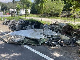 遠從高雄載廣告帆布、廢棄物丟苗栗台3縣    不肖業者遭逮