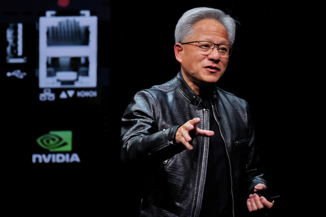 辉达（Nvidia）执行长黄仁勋近日访台并多次高调露面。（路透）