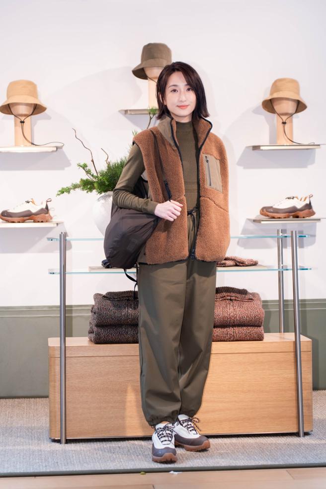 Loro Piana在台北Bellavita開設Into The Wild膠囊系列，邀請柯佳嬿出席。（吳松翰攝）