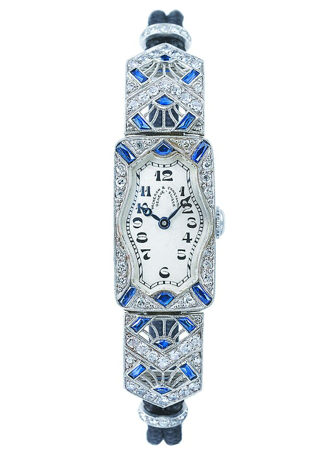 江诗丹顿1924年装饰风格骨董珠宝表。 （Vacheron Constantin提供）