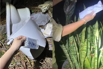 Uber司機販毒藏廢棄馬桶、公園盆栽    通知買家「挖」貨避查緝