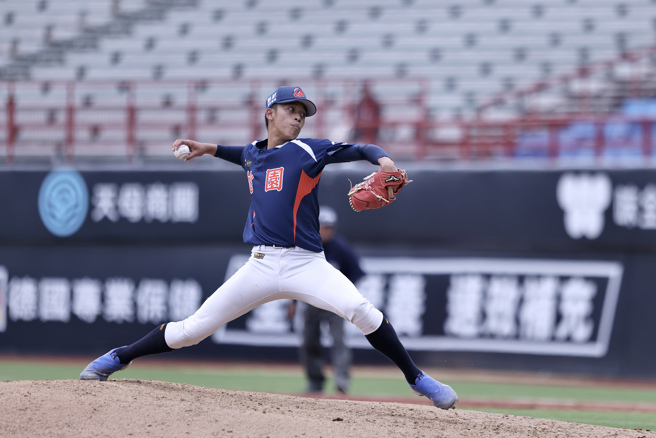 桃園市邱立璿後援3.2局失1分。（大會提供）