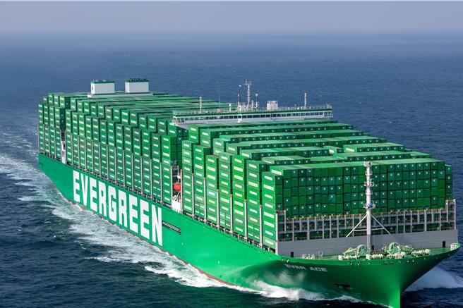 长荣货柜轮。（资料照）