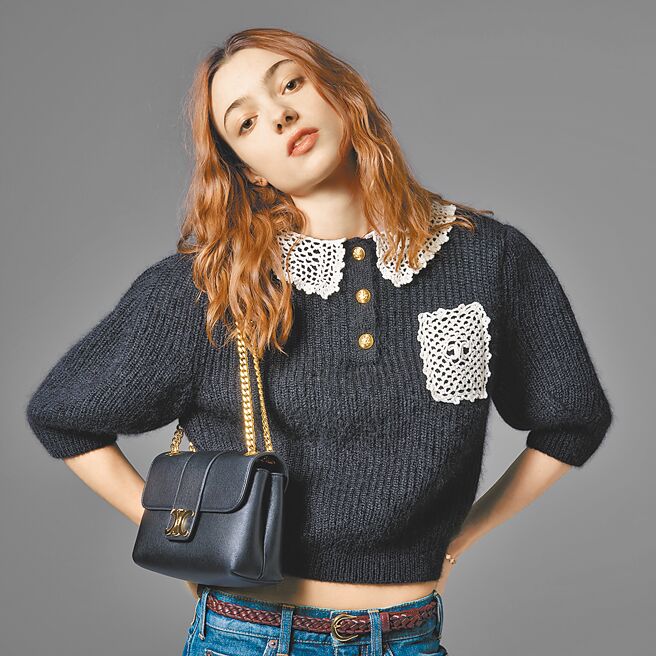 莉莉麦金尼是近期少见的天才型演员，难怪热爱艺术电影的Hedi Slimane会一眼相中。（CELINE提供）