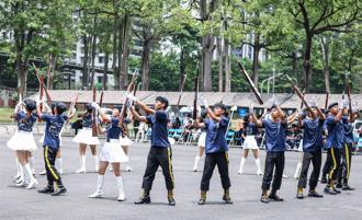 【第2屆陸戰盃學生儀隊交流賽】港明高中勇奪冠 深化全民國防
