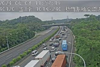 紫爆！端午連假前10塞路段曝 國道塞到「最低時速13公里」 