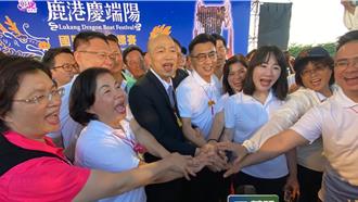 立法委员划龙舟行不行 韩国瑜说这原因立委肌肉发达