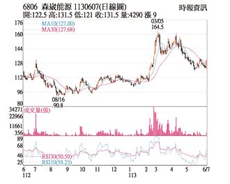 熱門股－森崴 業績帶動站上月線