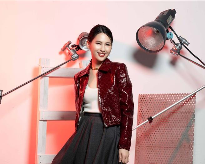 林亭莉偶像女團出道，因演出電影《哈勇家》跨入演員領域。（石智中攝）