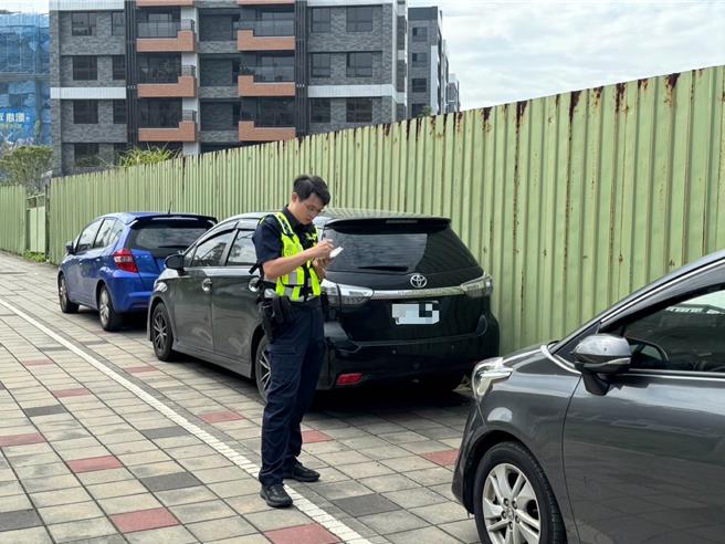 芦竹警分局于5月24日至6月24日针对特定路段加强取缔。（芦竹警分局提供）