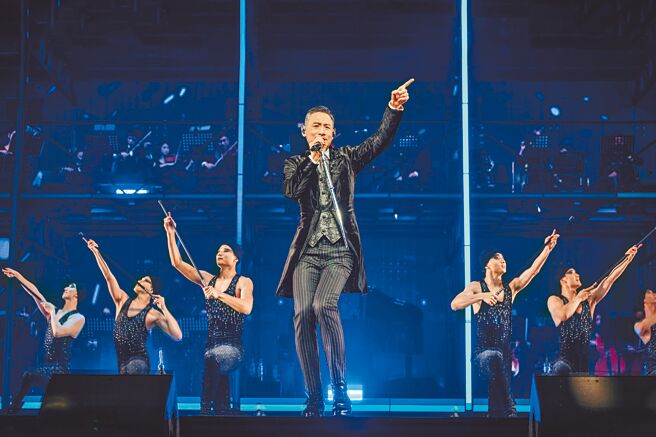 张学友每次演唱会，都要求自己把最好的一面呈现在舞台上。（资料照片）