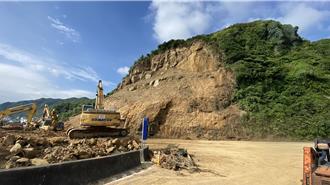 基隆山崩今清空土石 明起進行護坡工程預計11日通車