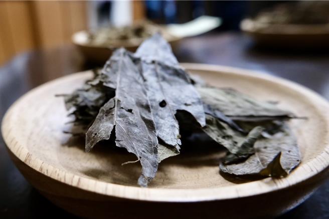 立夫中医药博物馆改良传统香包，以中药材的香味与功效应景设计9种中药材的「现代端午香包」，其中的抹草及芙蓉叶是台湾民间所称「避邪草」，图为抹草。（立夫中医药博物馆提供／陈淑芬台中传真）