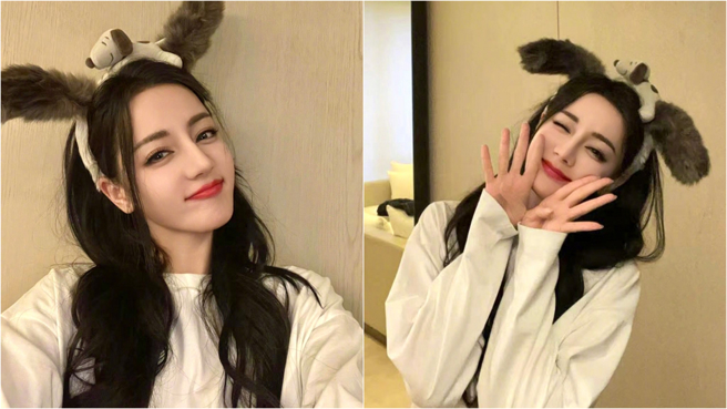 大陆女星迪丽热巴。（图／翻摄自迪丽热巴 微博）