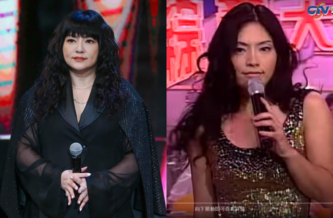 唐绮阳20年前热舞画面曝光。（图／中时资料照、Youtube 中视经典综艺）