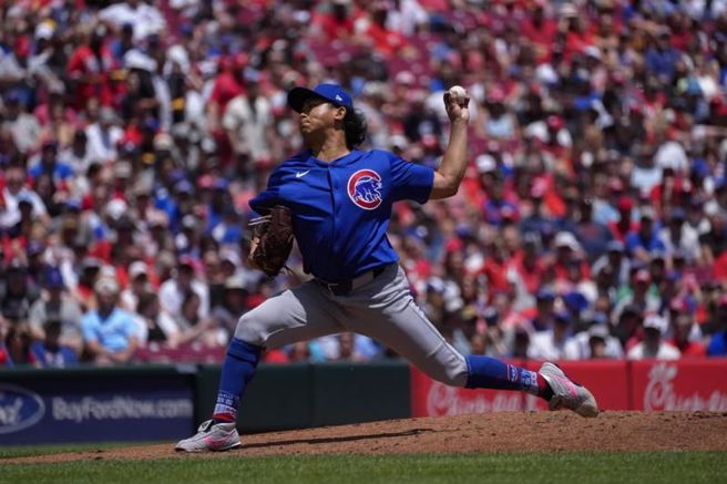 小熊先发左投今永升太。（美联社）