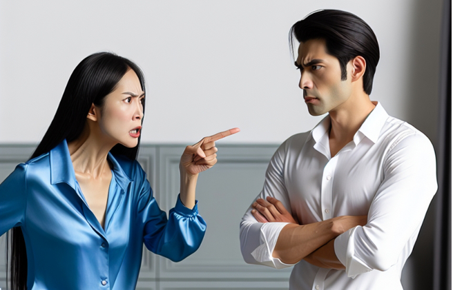 兄弟姊妹之間因繼承問題喬不攏，爆發激烈衝突。（示意圖／AI生成）