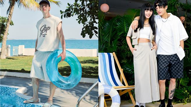 Gap夏日三大系列結合機能材質，讓消費者能輕鬆穿梭任何場域。（Gap提供／朱世凱台北傳真）