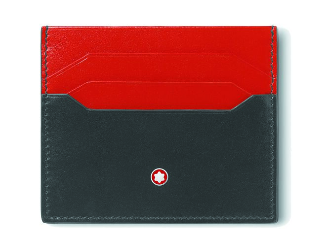 万宝龙大师杰作系列6卡式卡夹，9100元。（万宝龙提供）