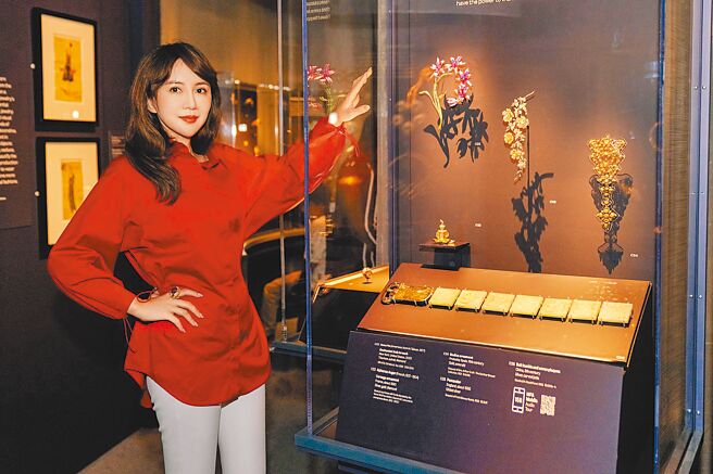 台灣珠寶大師胡茵菲ANNA HU的珠寶作品「安蘭氣韻胸針」，榮獲波士頓美術館永久典藏。（ANNA HU提供）