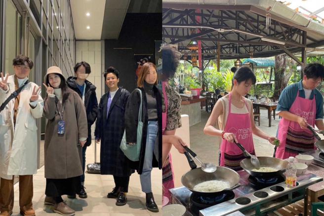 连俞涵和李屏瑶两人的社群常分享出游纪录，不过都是朋友大合照。（图／翻摄自连俞涵、李屏瑶IG）