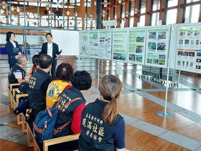 嘉义县竹崎乡鹿满社区发展协会参访团一行22人，日前前往福岛县进行为期5天参访交流之旅，与当地公部门、民间业者深度对话。（鹿满社区发展协会提供∕吕妍庭嘉义传真）