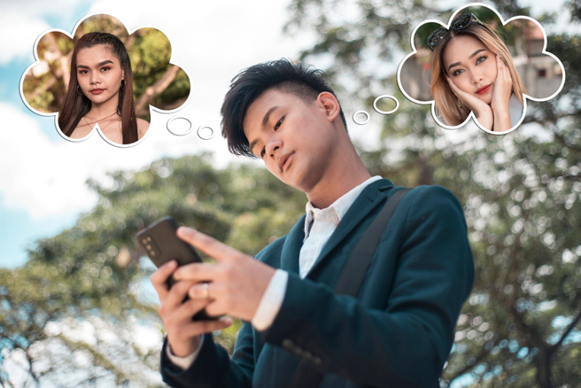 鼠、龍、馬3生肖男在感情中容易花心，周旋在不同女人旁邊。（示意圖：shutterstock／達志）