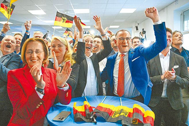 欧洲议会选举，极右翼势力强势崛起。（路透）