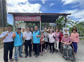 花蓮南華社區微水力發電有成 舊涼亭成防災緊急充電站