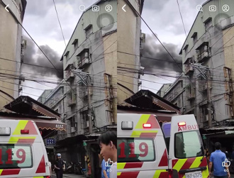 新莊裕民市場火警濃煙狂竄 2民眾預防性送醫