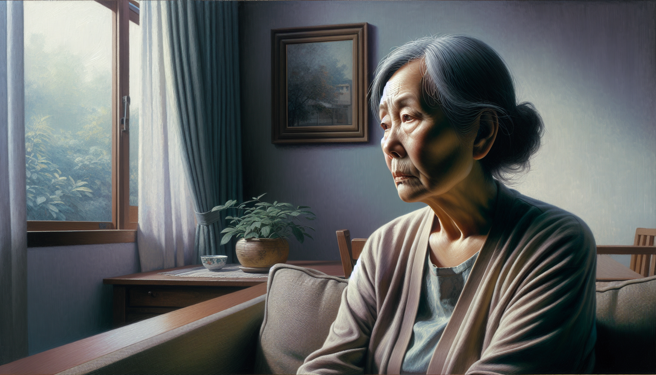 最终的记忆是被丈夫拿刀赶出去，45年人生如同泡影，人妻选择向法院诉请离婚。（示意图、与本案无关／AI生成）