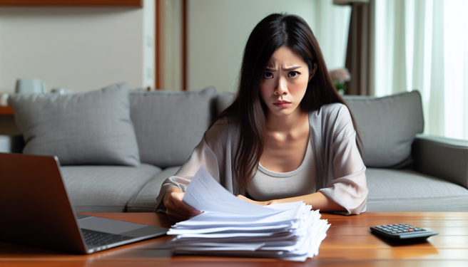 不滿丈夫愛賭欠債、思想偏激還衛生習慣差，女子憤而訴請離婚獲准。（示意圖、與本案無關／AI生成）