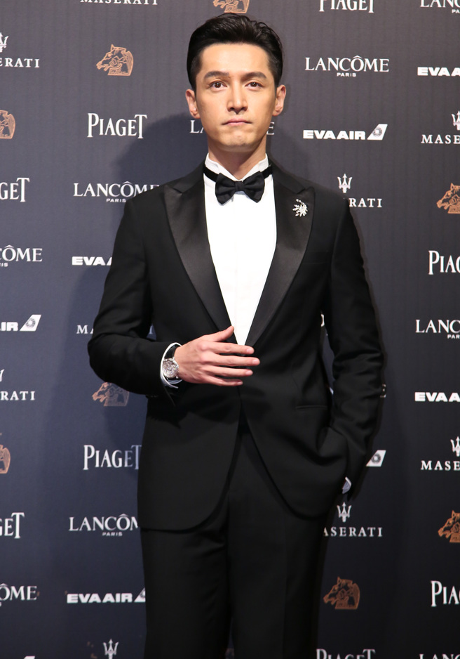 胡歌2018年來台參加金馬獎。（圖／中時資料照）