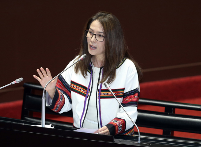 无党籍原住民立委高金素梅。（资料照）