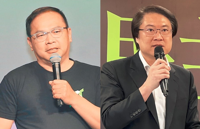 针对徐巧芯爆料王义川(左)监控资料来自民进党会议，林右昌(右)竟质疑遭监控，耐人寻味。（合成图／资料照、曾薏苹摄）