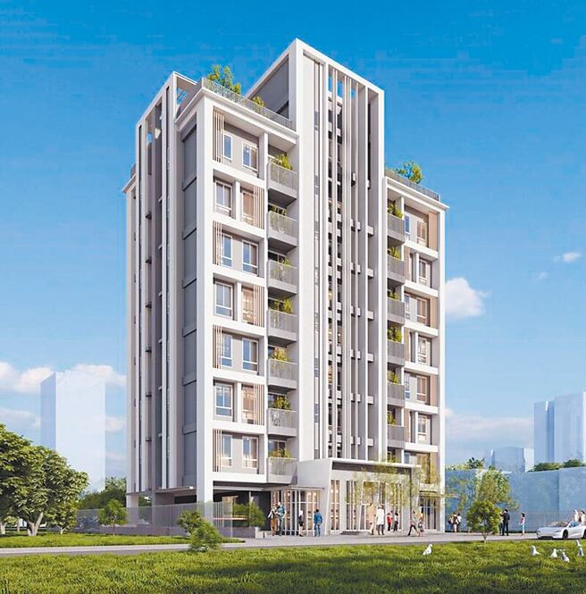 彰化县员林市青年住宅走简洁风格，基地位置在员林市三条段。（彰化县政府提供／孙英哲彰化传真）